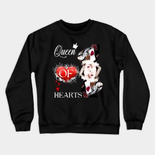 QUEEN OF HEARTS DESIGN Crewneck Sweatshirt